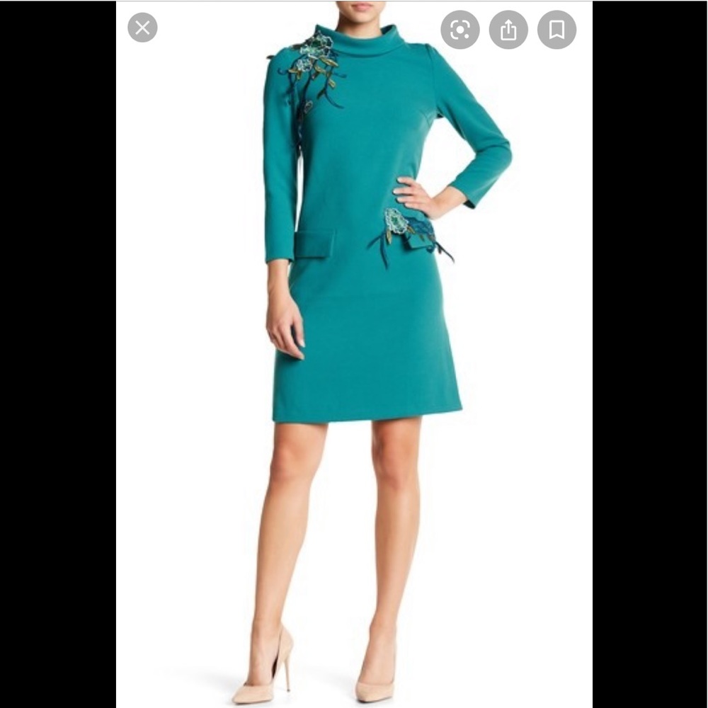 Iren Klairie Cowl Neck Floral dress